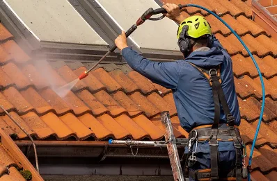 Démoussage et hydrofuge de toiture à Cernon